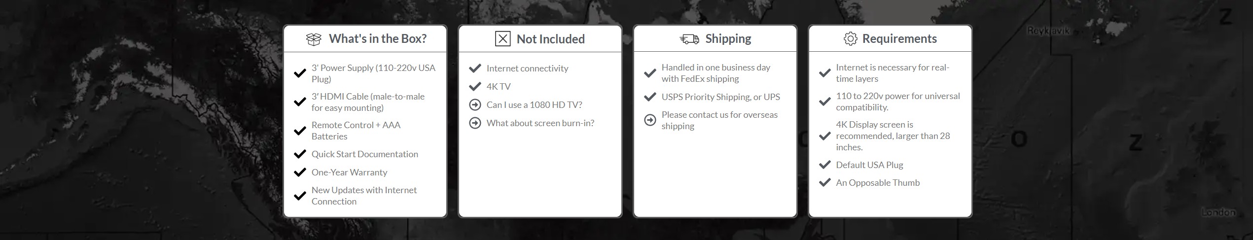 Atlas 3 what in box