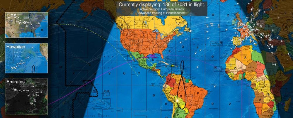 Commercial Aviation Tracking by Category