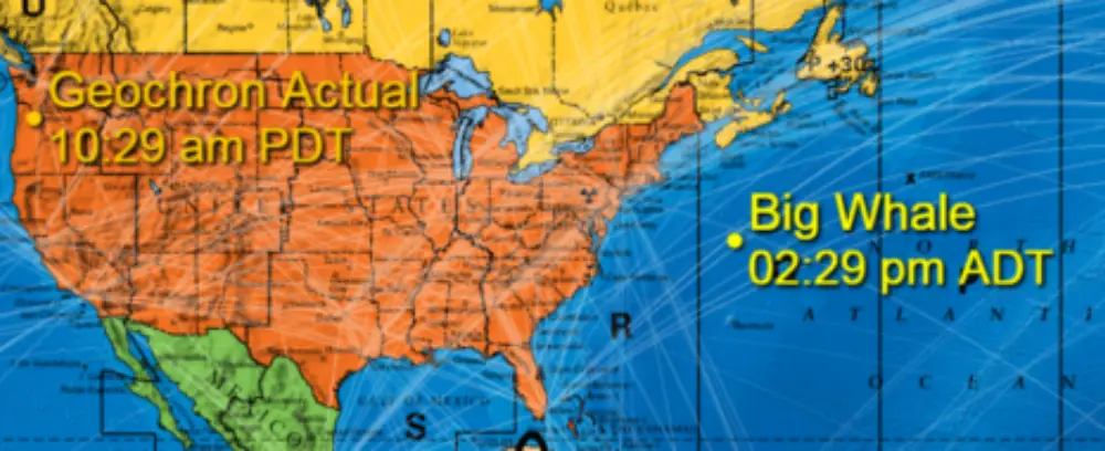 Local Time Shown at Location Pins